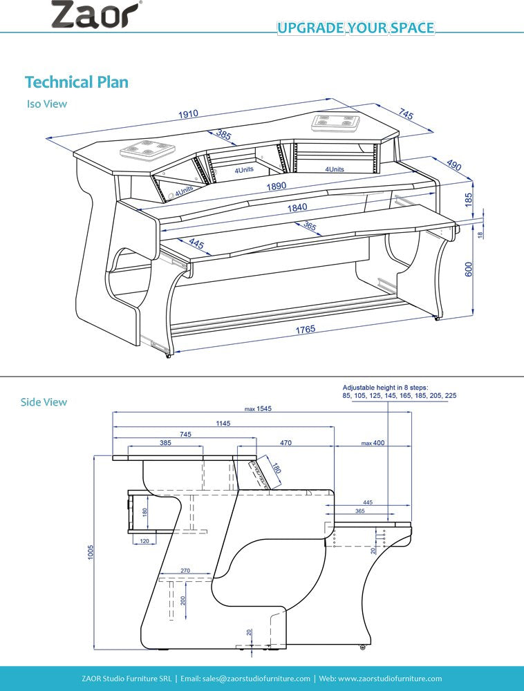 Miza X2 FLEX - Black Oak