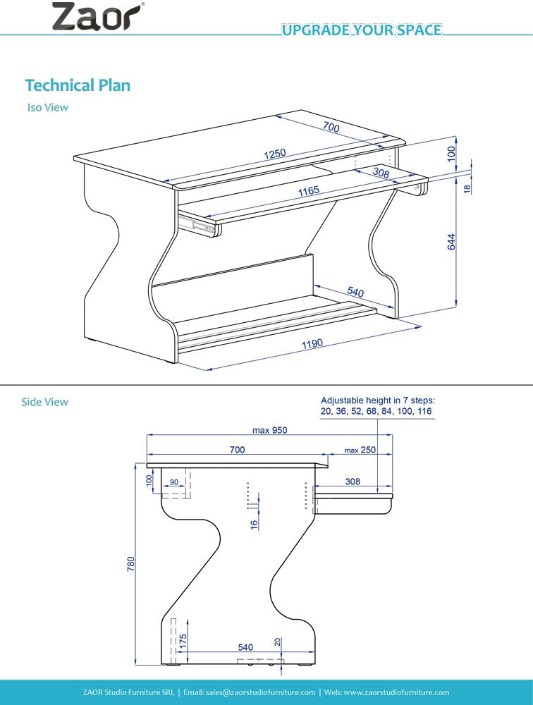 Miza Junior Flex - Grey Wenge