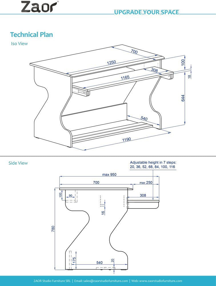 Miza Junior Flex - Black Oak