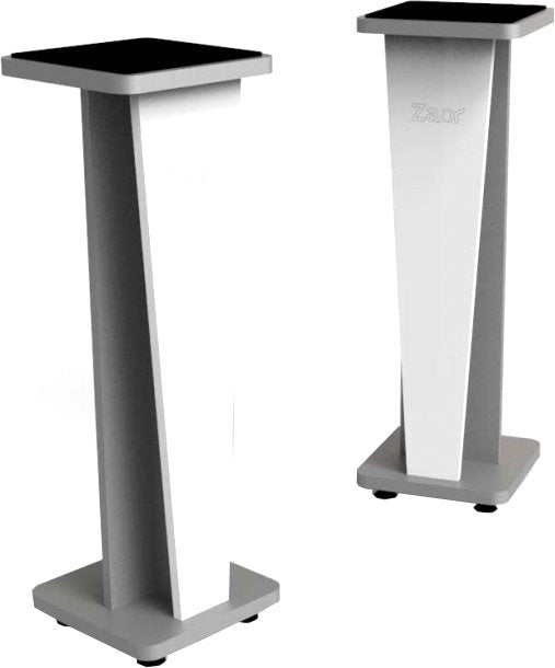 Zaor Croce Stand 42 - White Gloss Grey (pair) – Image 3 of 4