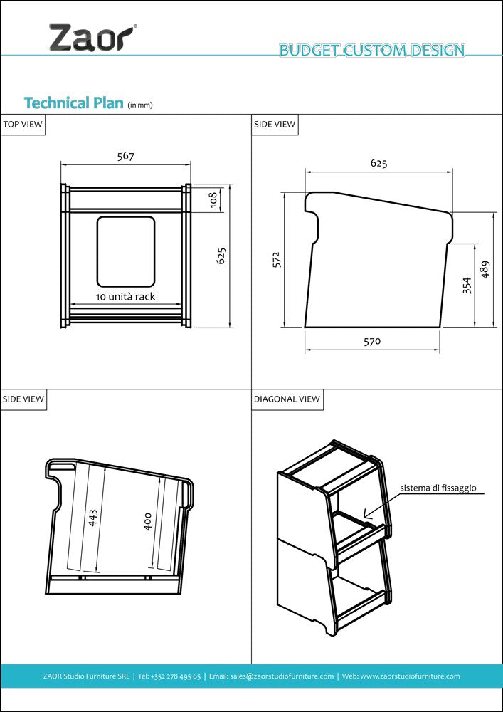 Zaor Rack Roll - Oak – Image 4 of 4