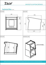 Zaor Rack Roll - Oak – Image 4 of 4