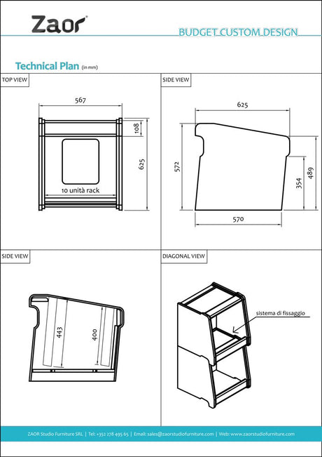 Zaor Rack Roll - White Gloss – Image 10 of 10