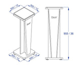 Croce Stand 36 - Oak Black (pair)