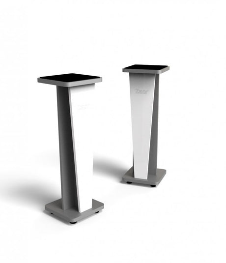 Zaor Croce Stand 36 - White Gloss Grey (pair) – Image 1 of 4
