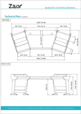 Zaor Onda Angled MKII - Walnut – Image 2 of 4