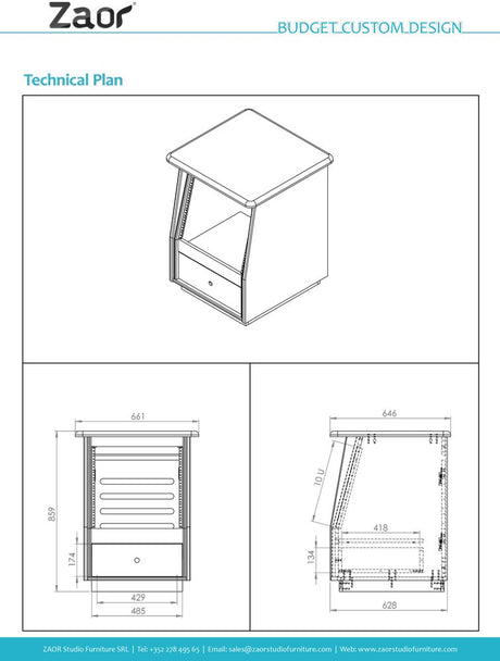 Zaor Rackspace One - Oak – Image 4 of 4