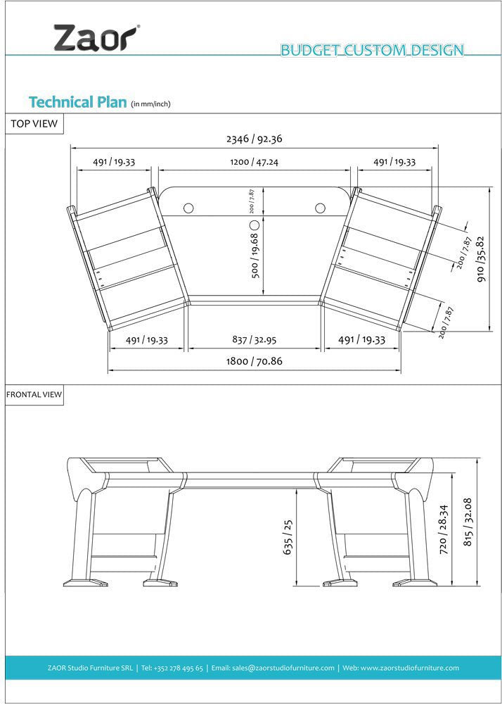 Zaor Onda Angled MKII - Grey – Image 2 of 4