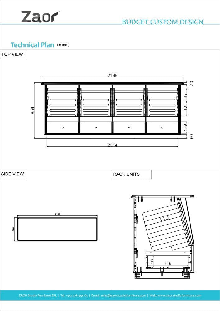Zaor Rackspace Four - Black – Image 8 of 8