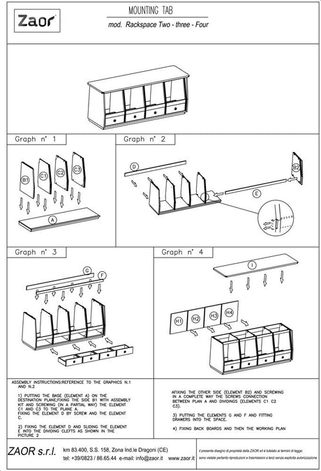 Zaor Rackspace Two - Oak – Image 2 of 2